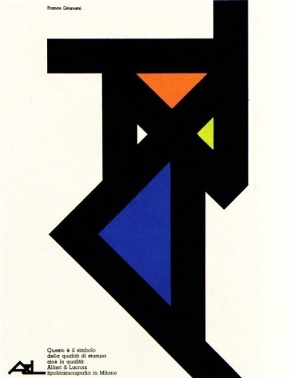 Franco Grignani Illustration 8 | Flickr - Photo Sharing! #graphicdesign #poster