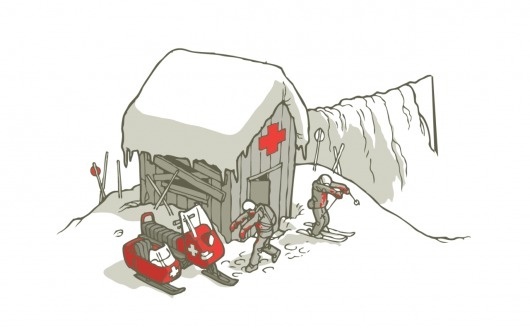 tumblr_m0vqebWibx1qbkntmo1_1280.png (PNG Image, 1280x794 pixels) #zombie #illustration #patrol #ski