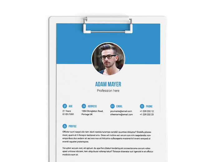 Free Elegant Indesign Resume Template With Clean Layout