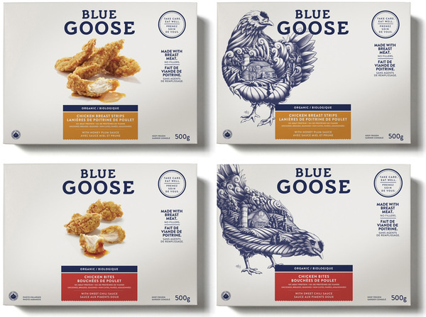 Embalagem para Blue Goose Pure Foods #packaging #food