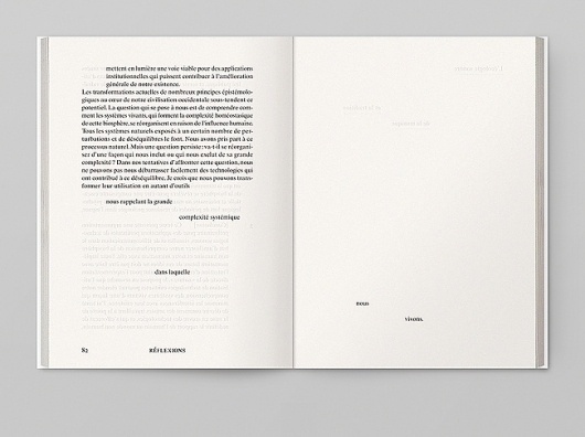 Notter + Vigne #simple #type #layout #book