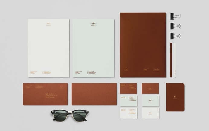 Branding project for Binokle Eyewear Store in Cracov, Poland Appreciate on Behance:Â http://bit.ly/Nhkt0H #visual #branding #stationary #design #graphic #identity #logo