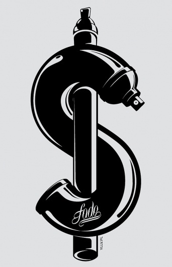 FADE LONDON x Branding & Illustrations on the Behance Network #spraycan
