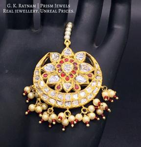 Maang Tika - gold diamond polki kundan meena jadau jewellery