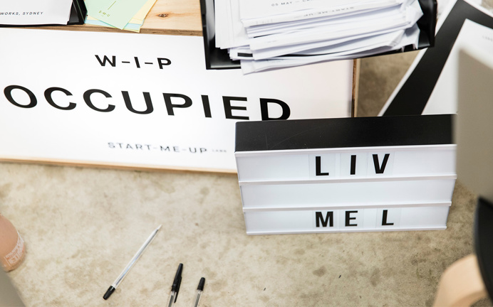 Start-Me-Up Labs start up typography type graphic design business card print modern fair stand presentation school minimal packaging designe