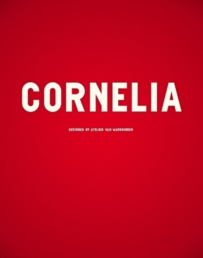 Novo Typo - Cornelia #novo #design #typeface #typo #typography