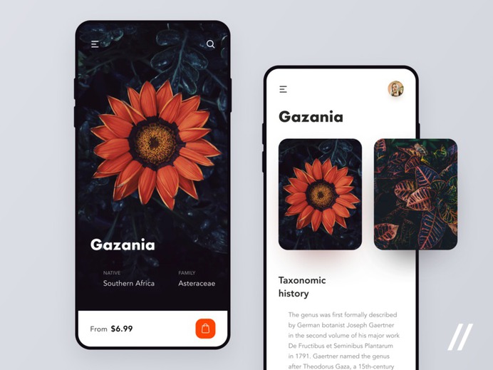 Flowers Online Shop & Delivery App product purrweb figma delivery ecommerce minimal payments online shop shipping flowers concept ios mobile app design ux ui