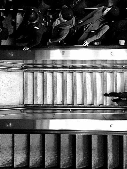 www.kayleighryleydesign.com rides the BART #commuters #san #photography #blanketcity #art #francisco #blackandwhite #california