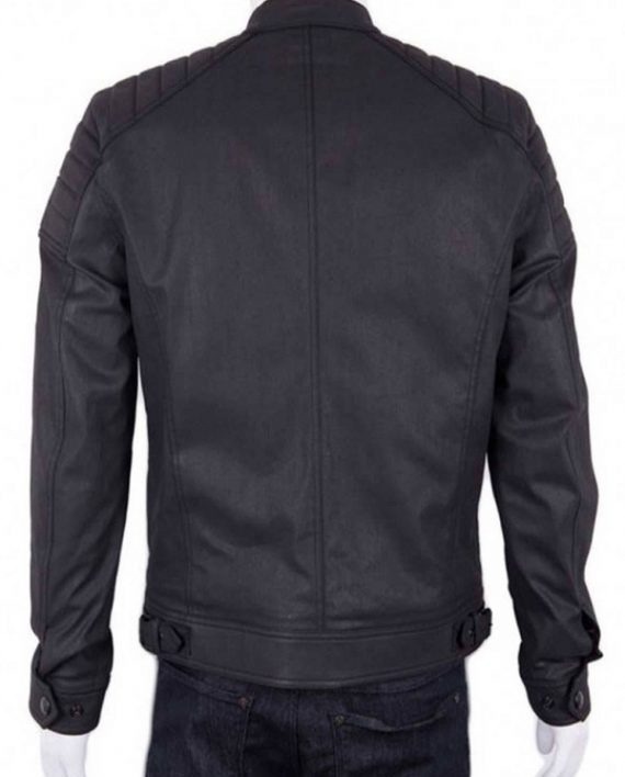 Josh Segarra Arrow Padded Leather Jacket (4)