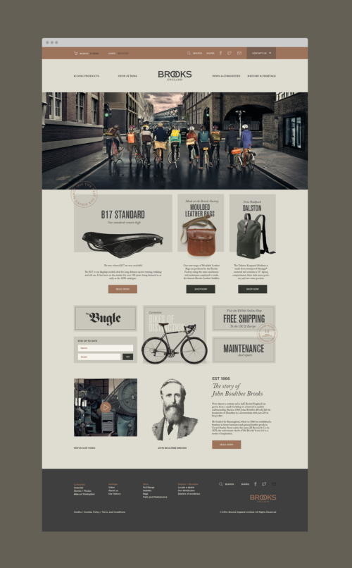 Brooks Website Design