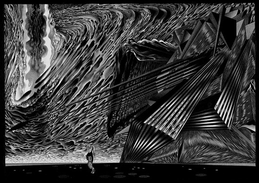 but does it float #hell #white #cavern #structure #black #fire #painting #and #surreal