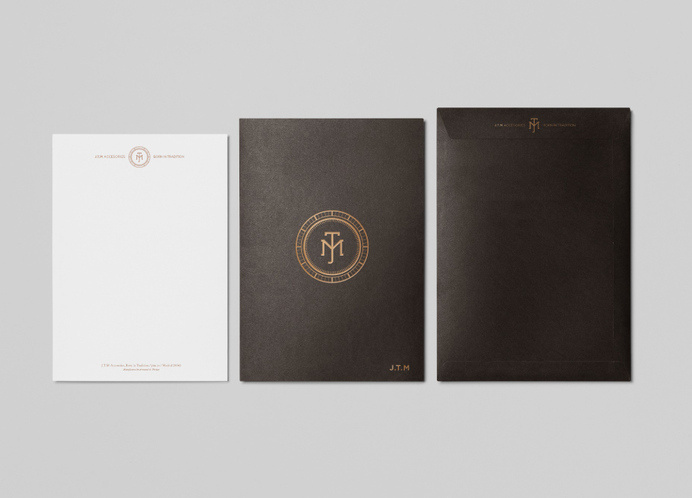J.T.M #branding #stationery