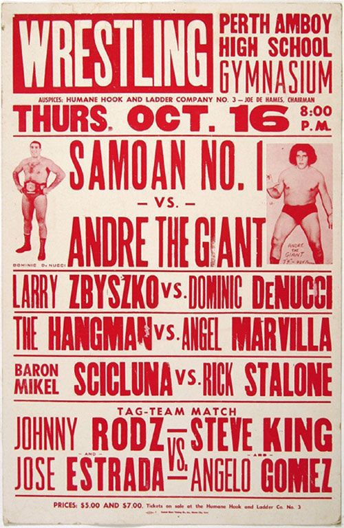 old wrestling posters - Google Search