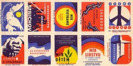 Czechoslovak matchbox labels (uncut sheet) | Flickr - Photo Sharing! #matchbox #labels