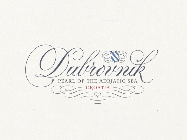 Dubrovnik_large_view #lettering #script #branding