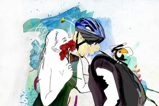 la felicidad ilegal #illustration