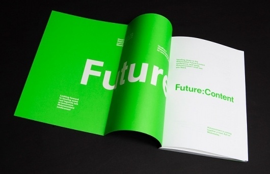 It's Nice That : Future:Content, the publication #editorial #design #graphic #book