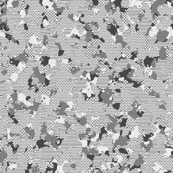 Camouflage Pattern Rendered with MacPaint Patterns, 2 #camouflage #pattern