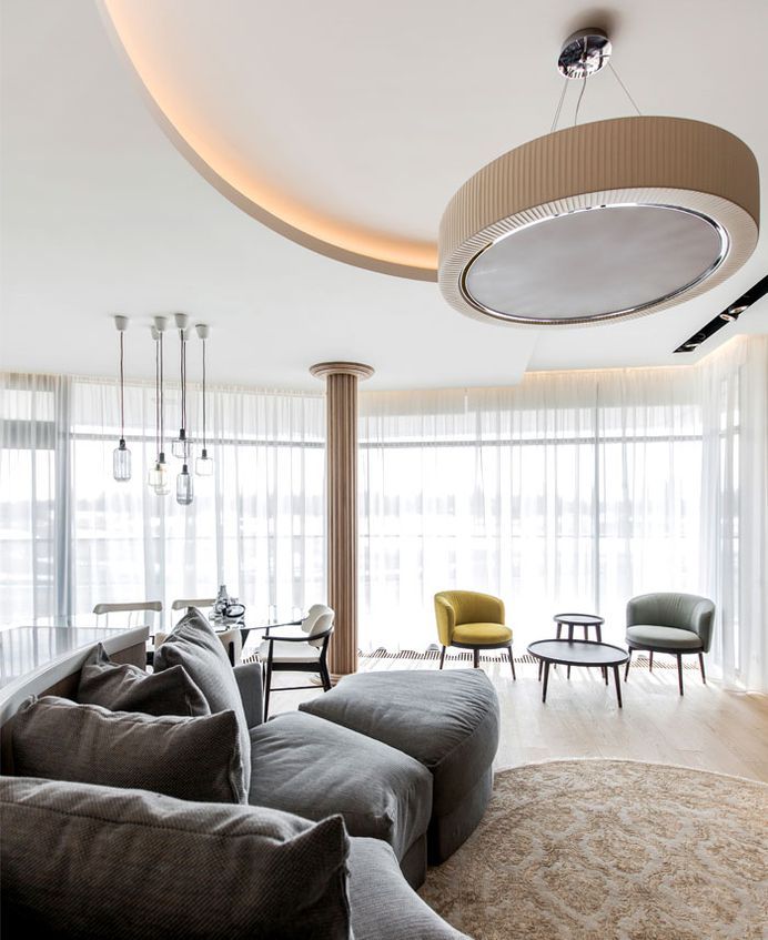 Kitchen With a View on the Pestovo Golf Club of Moscow - InteriorZine