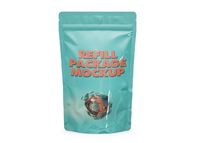 Coffee Packaging Pouch Mockup