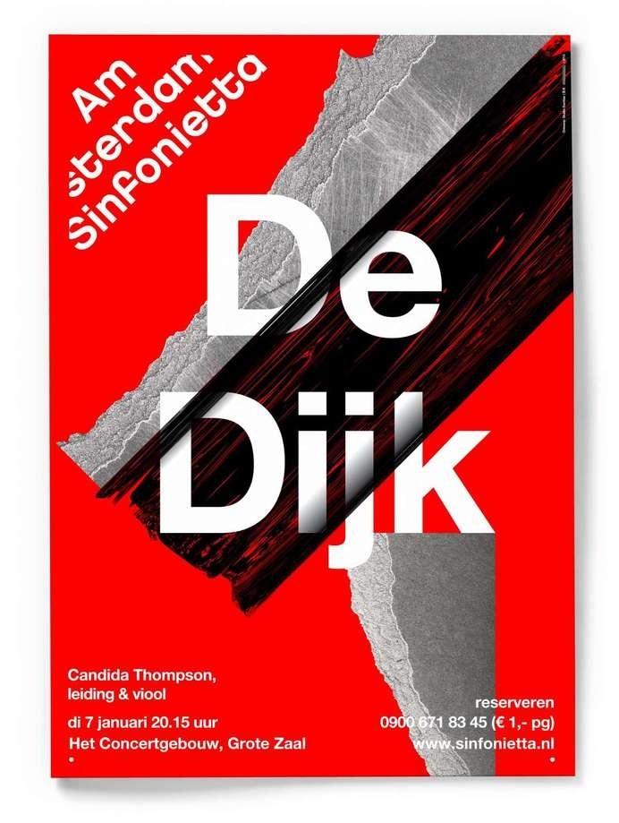 Studio Dumbar: Amsterdam Sinfonietta Visual Identity & Posters #dumbar #sinfonietta #amsterdam