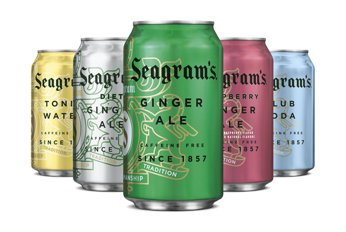 ginger ale & mixer packaging #packaging #cans