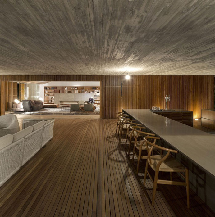 Sophisticated and Warm Interior