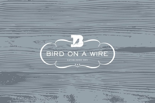 design work life » cataloging inspiration daily #emblem #bird #logo #wood #type #typography