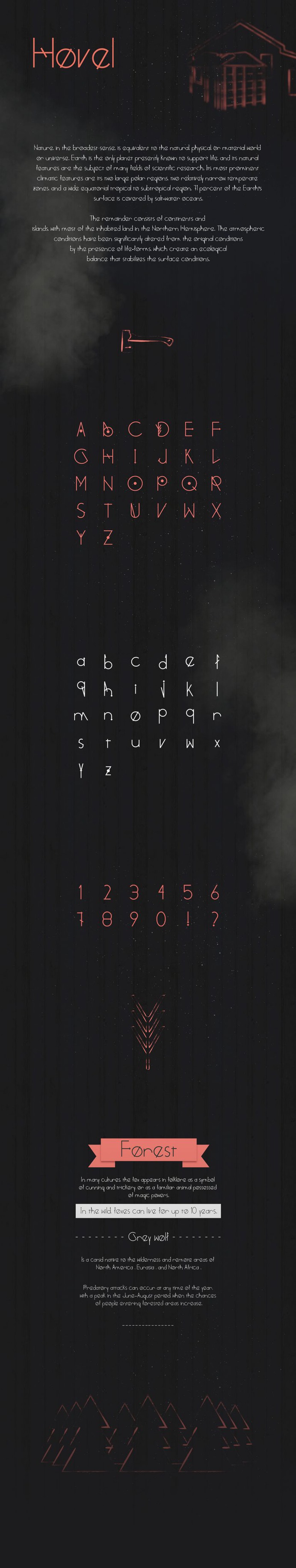 Hovel | Free font