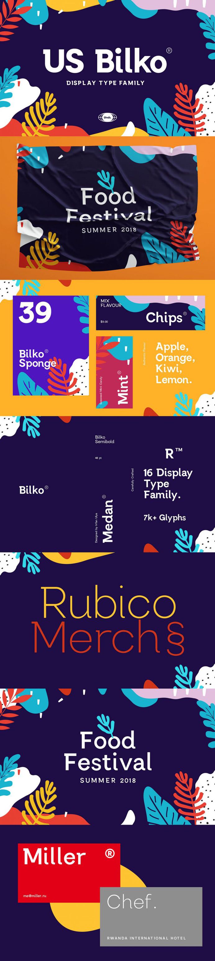 US Bilko – Semi-Slab Display Font