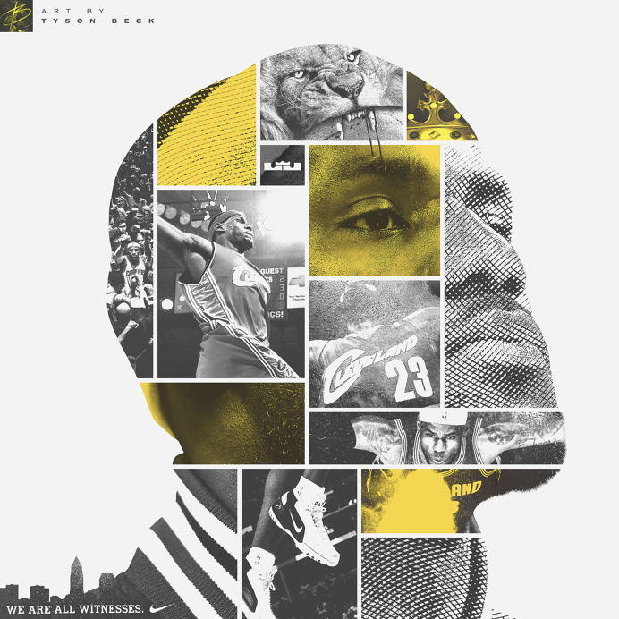 LeBron James 'Face of Cleveland' on Behance