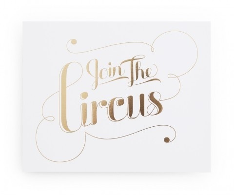 Join the Circus – Aaron Carámbula #lettering #circus #type #hand #typography
