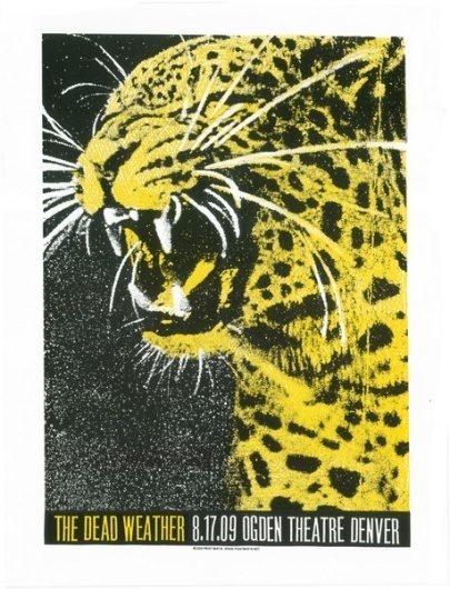 All sizes | The Dead Weather poster by Print Mafia | Flickr - Photo Sharing! #design #graphic #poster