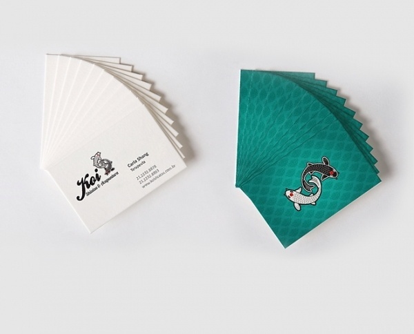 Mamelucos - Estúdio Multidisciplinar de Design #card #design #graphic #koi #brazil #shiatsu #visit