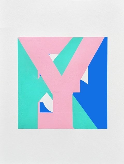 YIKES #design #letter #painting #art #type #typography