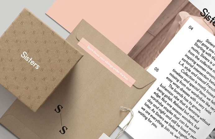 sisters branding identity fashion ozan akkoyun instanbul turkey mindsparkle mag designblog