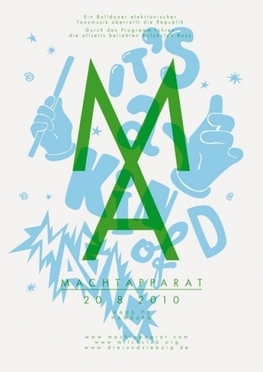 Falko Ohlmer #illustration #flyer #analog #typography