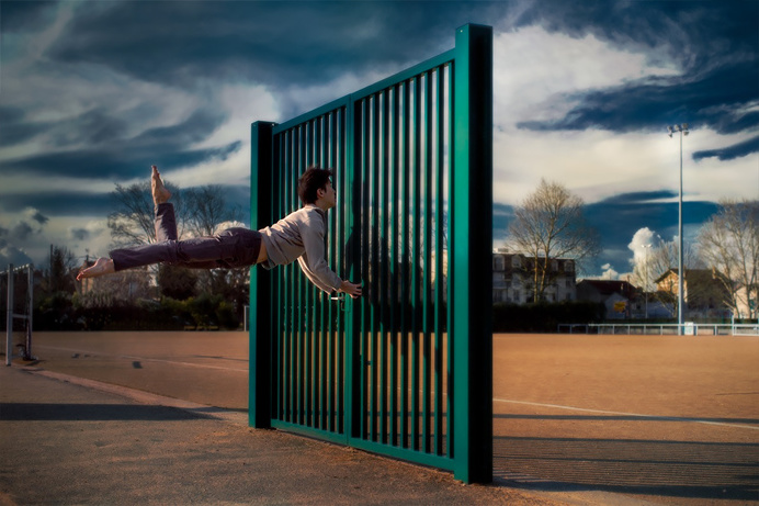 Fascinating Ballet Self-Portraits While Airborne by Mickael Jou
