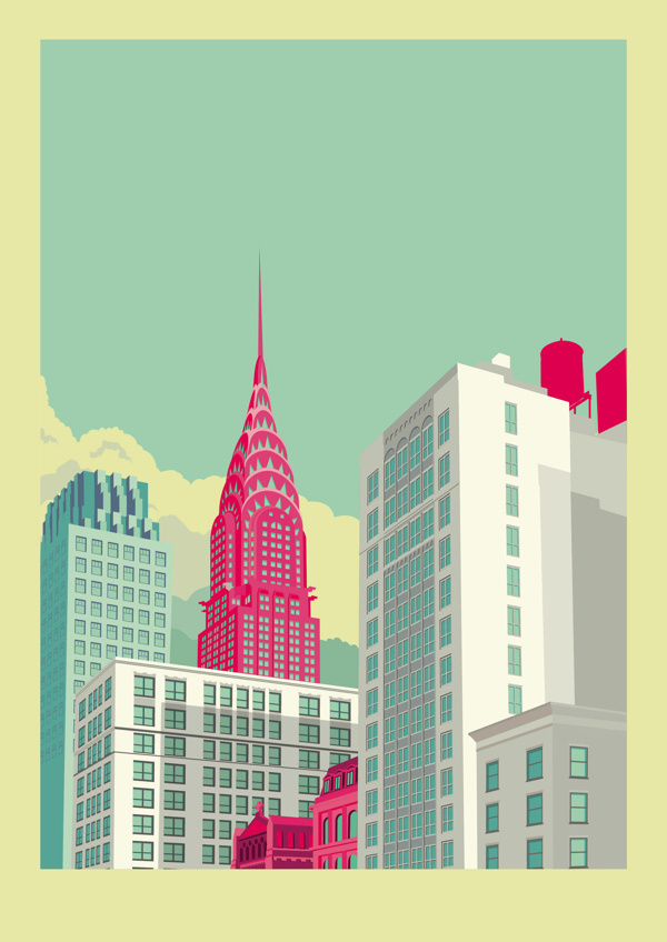 Urban Archtiecture #urban #vector #architecture #geometric