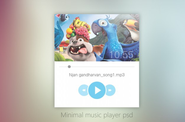 Minimal music player ui design psd Free Psd. See more inspiration related to Music, Design, Ui, Psd, Minimal, Player and Horizontal on Freepik.