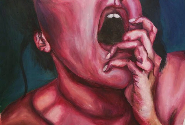 Responce to Jen Mazza with primary imagery | Louisa Milton Art
