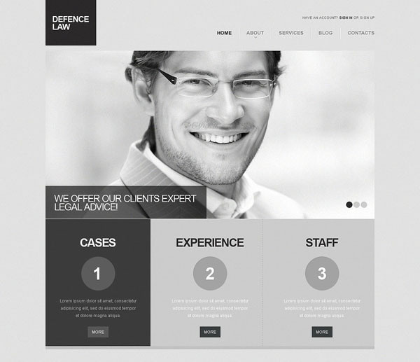 Joomla Law Firm Template