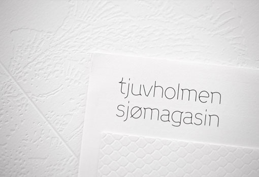 Design Work Life » Work in Progress: Tjuvholmen Sjømagasi #typography