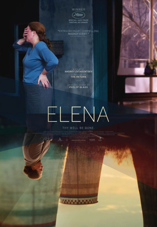 Australian poster for ELENA (Andrey Zvyagintsev, Russia, 2011) Designer: Carnival Studio Poster source: IMPAwards #film #movie #sheet #poster #one