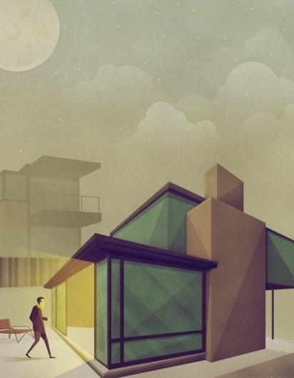 Geometric Illustration by Justin Mezzell » ISO50 Blog – The Blog of Scott Hansen (Tycho / ISO50) #illustration