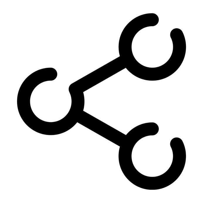 See more icon inspiration related to share, connector, multimedia, social media, social network, social, circles and shapes on Flaticon.