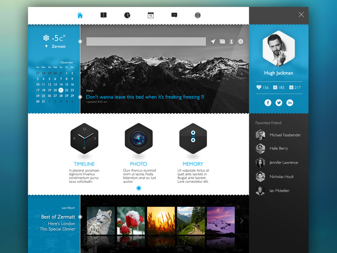 Blog Concept #design #web #blog #concept