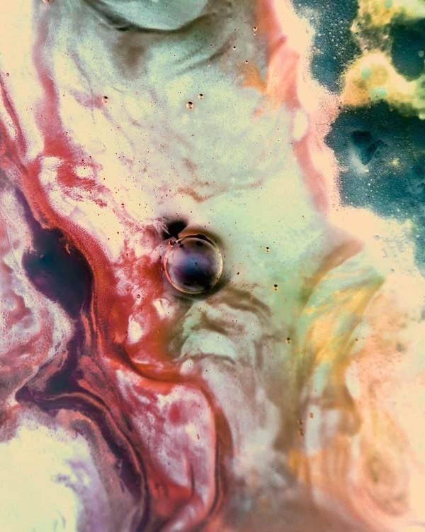 The Pathogenia VIII 40 x 50 cm, Ed. of 1+1 #bubble #blend #liquid #colors #mixture