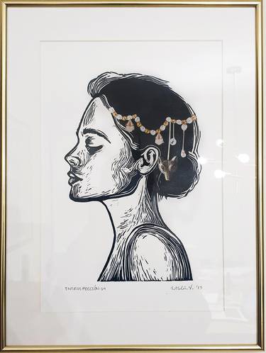 Saatchi Art Artist Victoria Molina; Collage, "INTROSPECCION - 04" #art