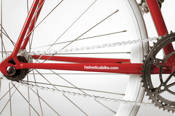 Helvetica Bike by Borja Garcia Studio #bicycle #bike #cycling #helvetica #typography